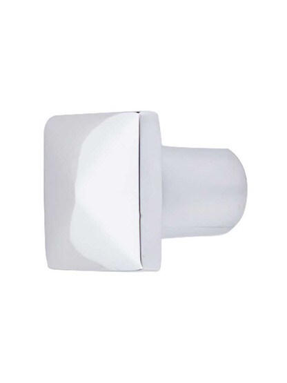 Aspen Knob - 3/4 inch Square in Polished Chrome.